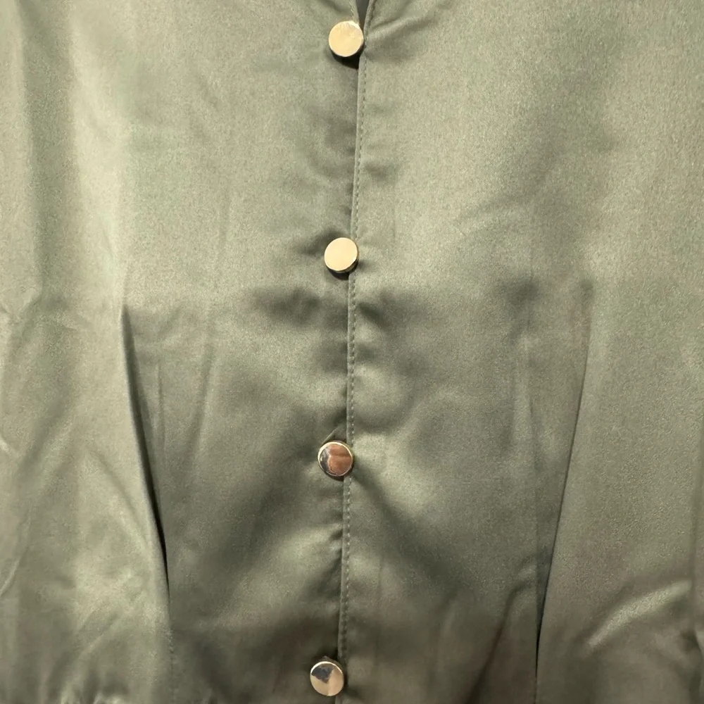 French Connection Sage Green Midi Dress - Picture 2 of 8